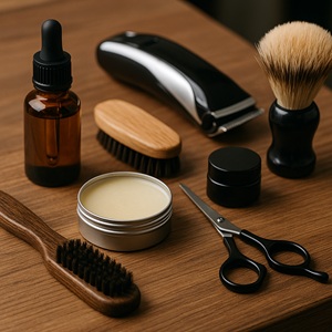 Produits et outils pour l’entretien de la barbe